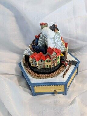 Vintage Enesco Alpine Village Music Box